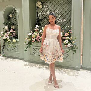 Valentia ruched mini dress